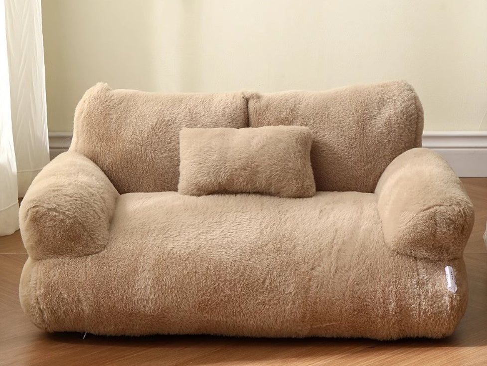 Luxury Cat Bed Sofa – Warm Plush Pet Nest
